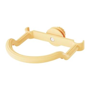 Imagem de IEUDNS Suporte para pássaros, suporte para papagaios, tentilhões de brinquedo, periquitos, canários, periquitos, calopsitas, papagaios, exercício, presente, Amarelo