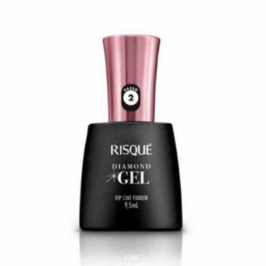 Imagem de Top Coat Fixador Risqué Diamond Gel Cremoso 9,5ml - Risque
