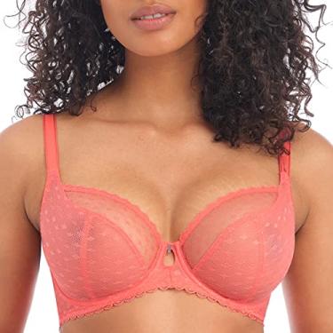 Imagem de Freya Sutiã feminino com aro e decote profundo, Coral quente, 28FF