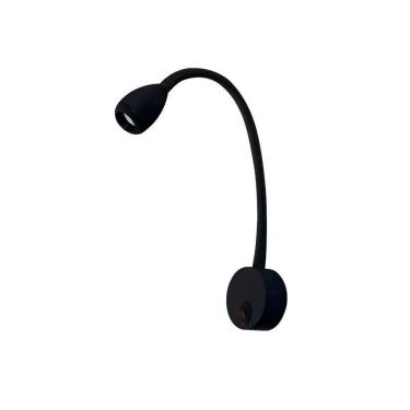 Imagem de Arandela Nordecor Bett Led Com Interruptor Bivolt Preto 3000k