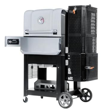 Imagem de Cobertor térmico com isolamento térmico para churrasqueira a carvão Masterbuilt Gravity Series 800, serve para MB20040221 Gravity Series Cobertor de isolamento de defumador para cozinhar no inverno