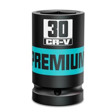 Imagem de Soquete de impacto de 6 pontos com acionamento de 2,5 cm, soquete profundo de 30 mm, métrico, CR-V, fabricação de máquinas de manutenção automotiva