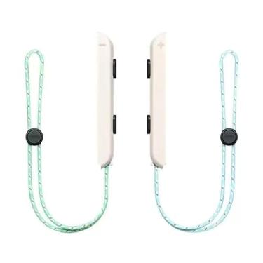 Imagem de Haotianchi Wrist Strap Controller for Switch Joycon – 2Pack Lanyard Replacement Parts Joy-Con Controller (white)