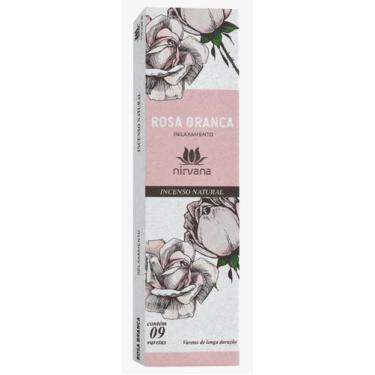 Imagem de Incenso natural rosa branca - nirvana