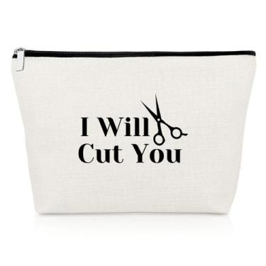 Imagem de Bolsa de maquiagem Gevody, presente de cabeleireiro para mulheres, cab