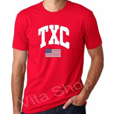 Imagem de Camiseta Texas Country Camisa unissex, Vermelho, G