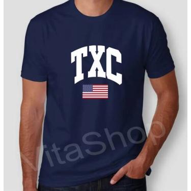 Imagem de Camiseta Texas Country Camisa unissex, Azul marinho, P