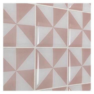 Imagem de Pastilha Adesiva Geométrica Cata-vento - Kit com 4 Placas Adesivas 3M 