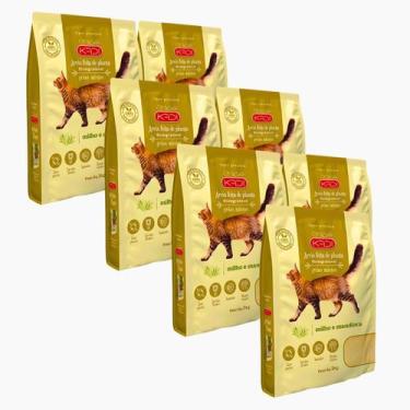 Imagem de 7 Areia Higiênica Biodegradável Grãos Mistos Gatos Kadi 2kg