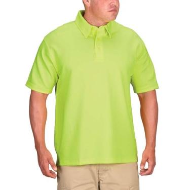 Imagem de Propper Camisa polo masculina I.C.E. de manga curta, Amarelo de alta visibilidade, M