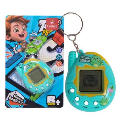 Imagem de Brinquedo Interativo Jogo Bichinho Virtual de Estimação Verde Claro - 