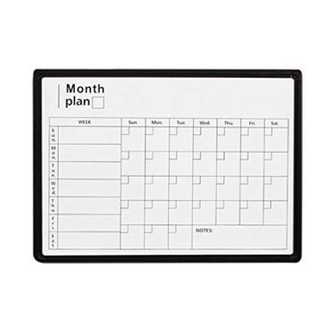 Imagem de CUTPOIY quadro branco, plano mensal, moldura de liga de alumínio, lista de tarefas, quadro de anotações, calendário semanal, planejador de refeições
