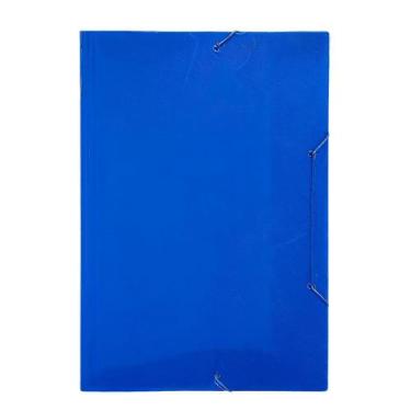 Imagem de Pasta Elástico Ofício Basic Azul Plascony 235x355mm A4