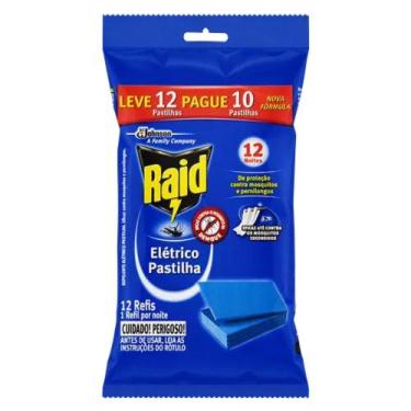Imagem de Inseticida raid protector pastilhas refil 12 unidades