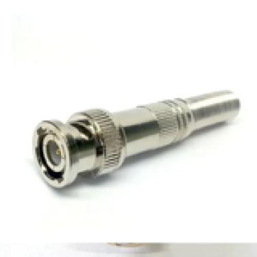 Imagem de 10 Conector Bnc Macho Com Mola Para Câmeras