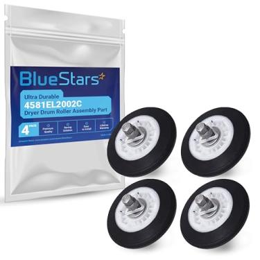 Imagem de Rolo de bateria de substituição 4581EL2002C ultra durável por Blue Stars – Ajuste exato para LG Kenmore Dryers – Substitui AP5688895 4581EL2002A 4581EL2002B 4581EL2002D PS8260240 – Pacote com 4