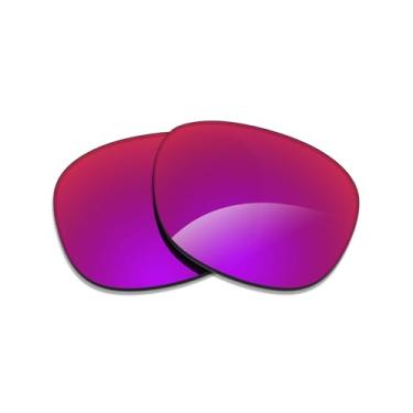 Imagem de Alphax Lentes de reposição polarizadas espelhadas Midnight Sun para óculos de sol Ray Ban New Wayfarer RB2132 58 mm