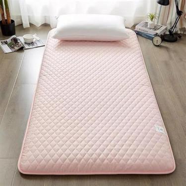 Imagem de Colchão De Futon De Chão, Colchão Dobrável De Enrolar Colchões De Cama De Massagem Tailandesa Tatami Tapete De Dormir Colchão Para Chão, C, 180x200cm