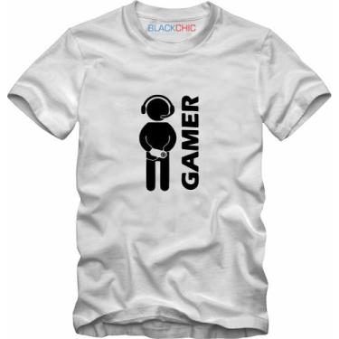 Imagem de Camiseta Gamer Video Game Xbox Ps4 Jogador Masculina - Blackchic, Bran