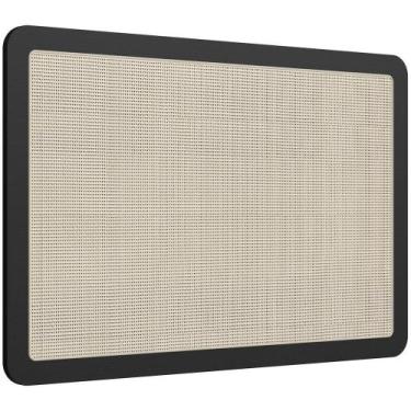 Imagem de Cabeceira Cama Box Solteiro Painel Com Telinha 90cm Moss A03 Nero - LY