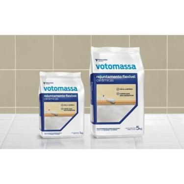 Imagem de Rejunte 1kg Votomassa Flex Cinza Platina - VOTORANTIN CIMENTOS S/A - M