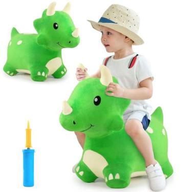 Imagem de Brinquedo Bouncy Pals Dinosaur Hopper iPlay iLearn Triceratops 2+ Y - 
