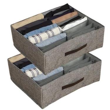 Imagem de Cesto Organizador Colméia Dobrável 16 Divisórias Multiuso Para Gavetas