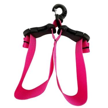 Imagem de oshhni Suporte profissional para nadadeiras de mergulho, fivelas de liberação rápida e versátil, acessórios para natação para adultos, Rosa