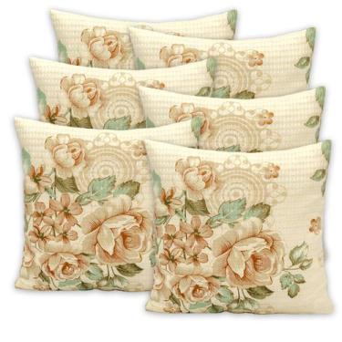 Imagem de Kit 6 Capas de Almofadas Favinho 40x40 C/ Zíper PIQUET Estampadas - Be