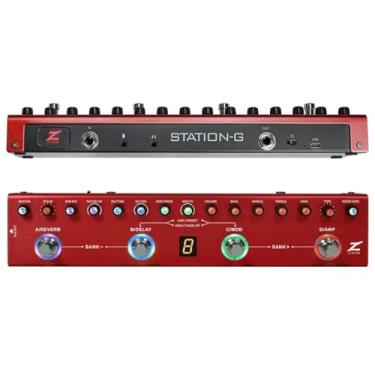 Imagem de Pedaleira Ziron Station-G guitarra IR 9 pré amps drive chorus reverb delay