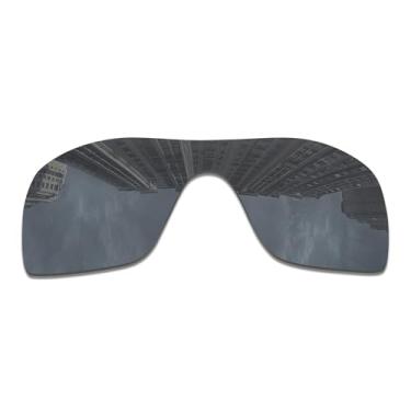 Imagem de Wetnenss Lentes de reposição polarizadas para óculos de sol Oakley Batwolf OO9101/polarizadas de 1,5 mm/fácil de instalar (cromo preto)