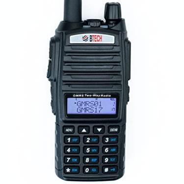 Imagem de BTECH GMRS-V2 (2ª Geração) 5W IP54 à prova de intempéries 200 canais GMRS Rádio bidirecional profissional, repetidor GMRS, com receptor de digitalização de banda dupla (VHF/UHF); walkie talkie de longo alcance
