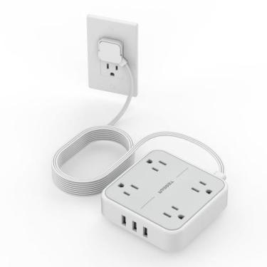 Imagem de Cabo de extensão: protetor contra sobretensão Power Strip TESSAN, 15 p