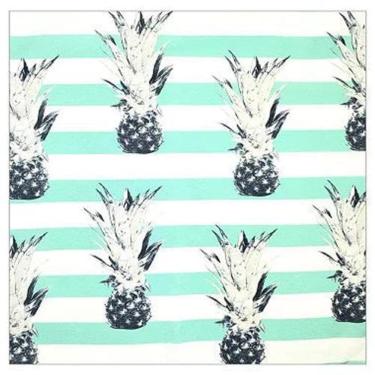 Imagem de Kit 4 Guardanapos De Tecido Abacaxi Fun 40Cmx40Cm