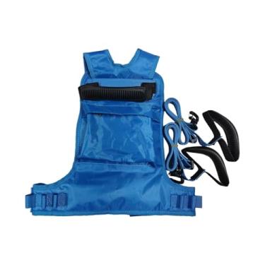 Imagem de Zxpjkyu Arnês Infantil para Esqui E Snowboard, com Proteção Contra Quedas E Bolsa de Armazenamento, Ideal para Crianças E para Patinação No Gelo, Azul