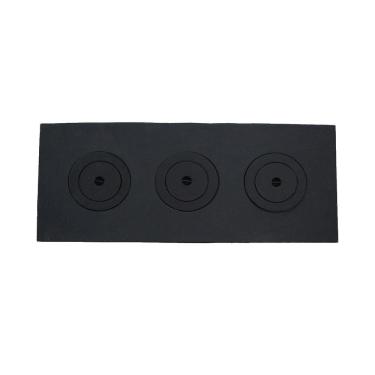 Imagem de Chapa Redução Em Ferro Para Fogão A Lenha 3 Furos 117X50Cm