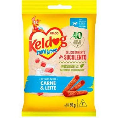 Imagem de Bifinho Keldog para Cães Sabor Carne e Leite - 50 g
