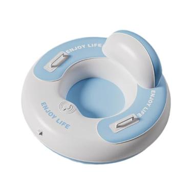 Imagem de Colaxi Boia de neve inflável com alças, para esportes de inverno em família e adultos, Azul