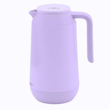 Imagem de Garrafa Térmica Cafés Chás Bebidas Quentes Frias 1 Litro com Botão de Acionamento Tramontina