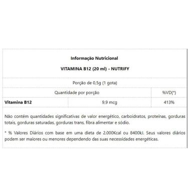 Imagem de Vit B12 (20 Ml) - Padrão: único