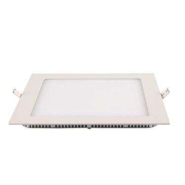 Imagem de Painel Led Embutir 12w 3000k Quadrado Branco - 12w