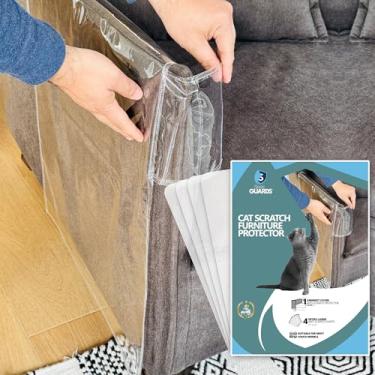 Imagem de Protetor de móveis para gatos, capas de braço de sofá, protetor de móveis antiarranhões para sofá de couro, protetor de braço de sofá, protetor de canto de sofá - Modelo 2