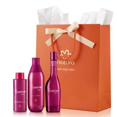 Imagem de Presente Natura Humor Próprio (3 produtos) Perfume + Body Splash + Cal