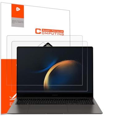 Imagem de Pacote com 2 protetores de tela antirreflexo para Samsung Galaxy Book 5/4/3 Pro 40.6 cm, Galaxy Book 5/4/3 Pro 360 40.6 cm, Galaxy Book 4/3 Ultra 40.6 cm, Galaxy Book 4 Edge 40.6 cm, rigidez 5H