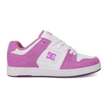 Imagem de DC Shoes Tênis de skate feminino Manteca 4, Lavanda/branco, 35