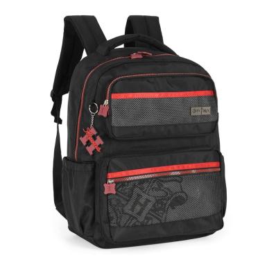 Imagem de Mochila Costa Harry Potter Hogwarts Preto Escolar Grifinória