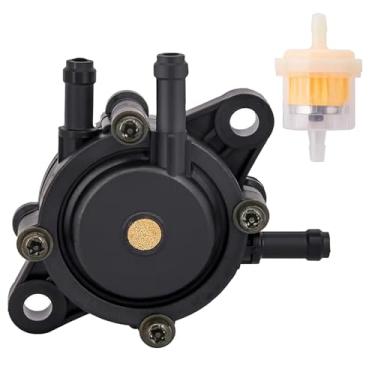 Imagem de Bomba de combustível a vácuo com filtro de combustível para Kohler 17HP-25 HP Briggs e Stratton John Deere Honda Yamaha Trator cortador de grama com motor pequeno