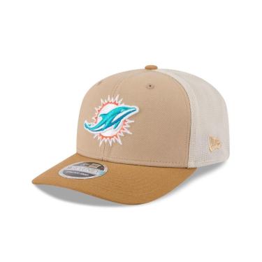 Imagem de BONE NEW ERA 9SEVENTY STRETCH SNAP MIAMI DOLPHINS NFL BEGE-Masculino