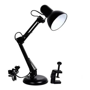 Imagem de Abajur Articulavel Luminaria Pixar C/ Base Garra Preta 004 - Bb