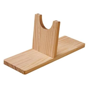 Imagem de MotiveTech Suporte de madeira para cola quente, organizador de mesa estável e sem bagunça para ferramentas. Ideal para oficinas e oficinas, Grande